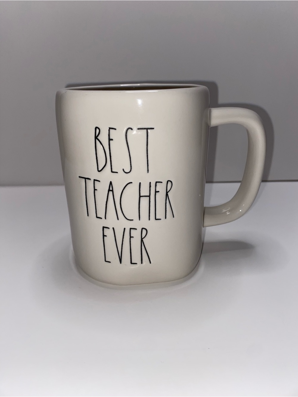 Rae Dunn Best Teacher Ever Ceramic Mug